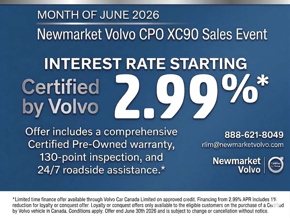 2026 Volvo XC90 B6 AWD Core 7-Seater |CPO FINANCE RATE fr 2.99%* alt 2