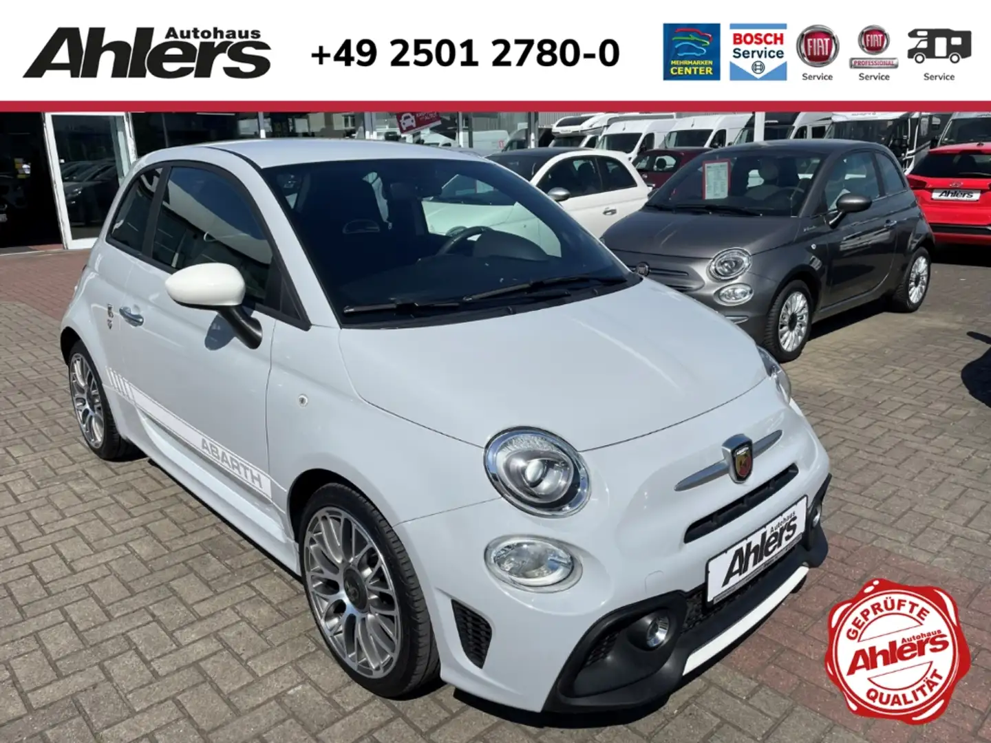 Abarth 595 +NAVI+SITZHEIZUNG+8FACH+CARPLAY+DIGICOCKPIT+17ZOLL Gris - 1