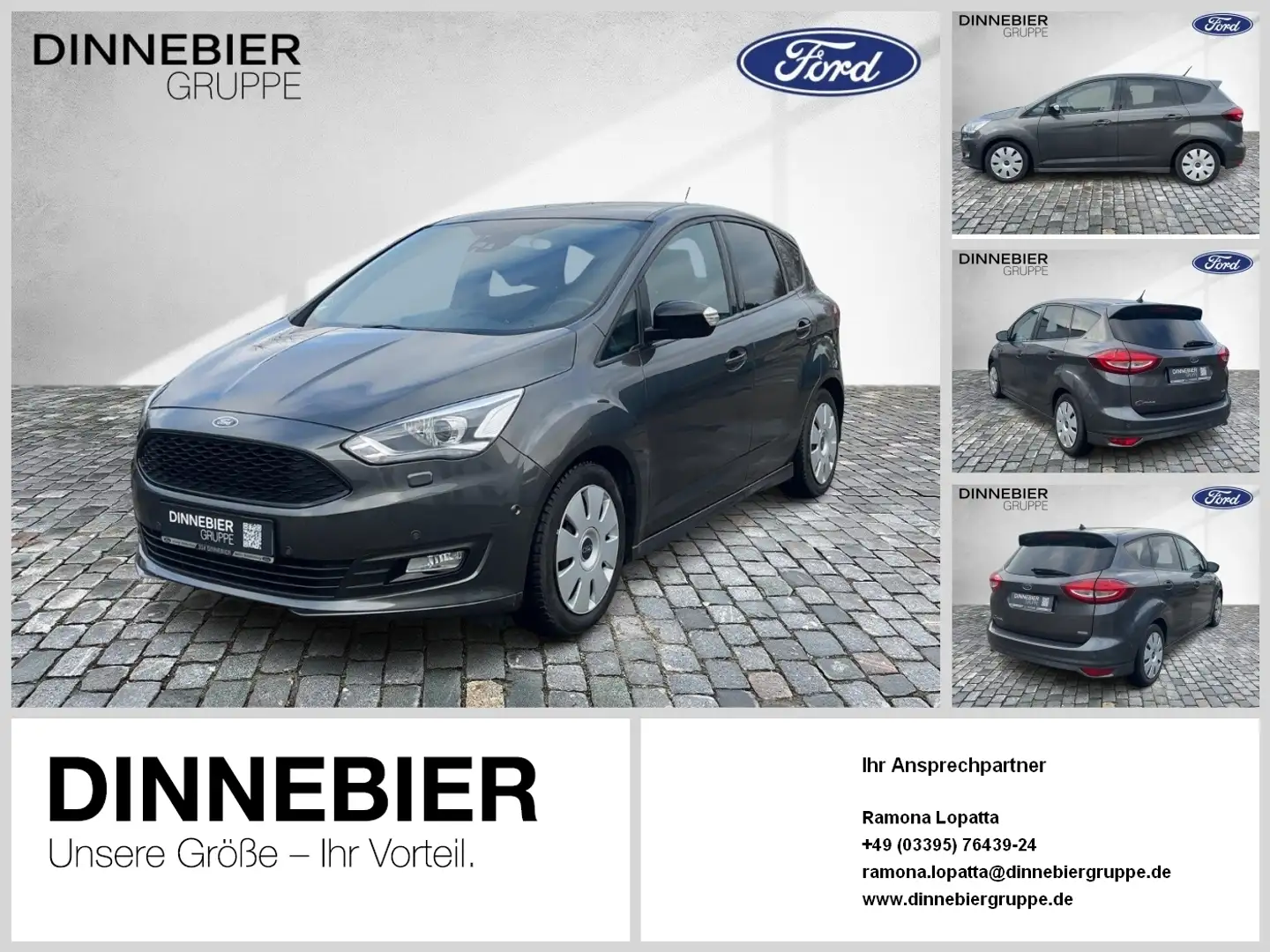 Ford C-Max SPORT*Bi-Xenon*SitzHzg*NAVI*KAMERA Grau - 1