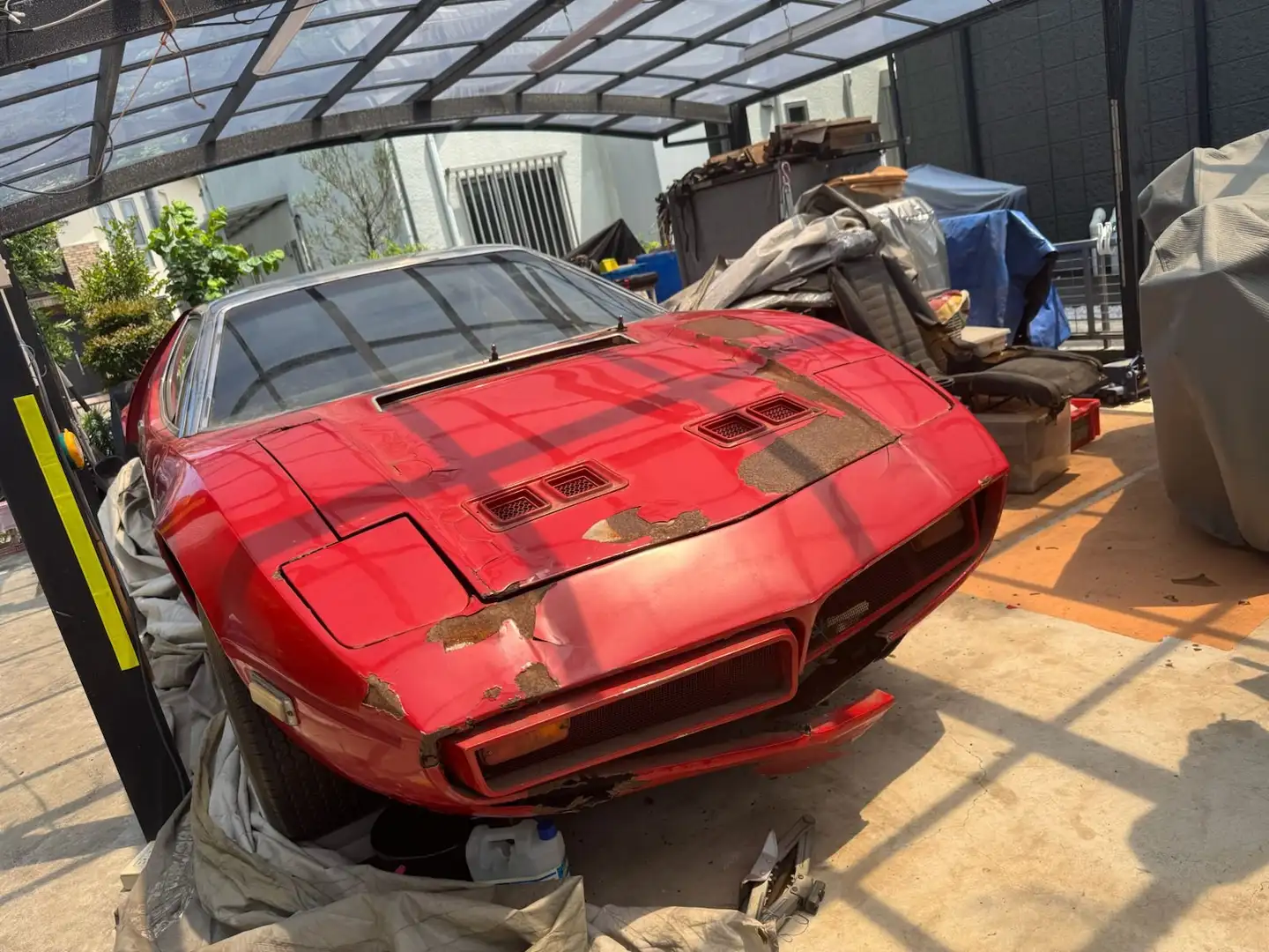 Maserati Bora 4.9ltr. matching numbers Rood - 1