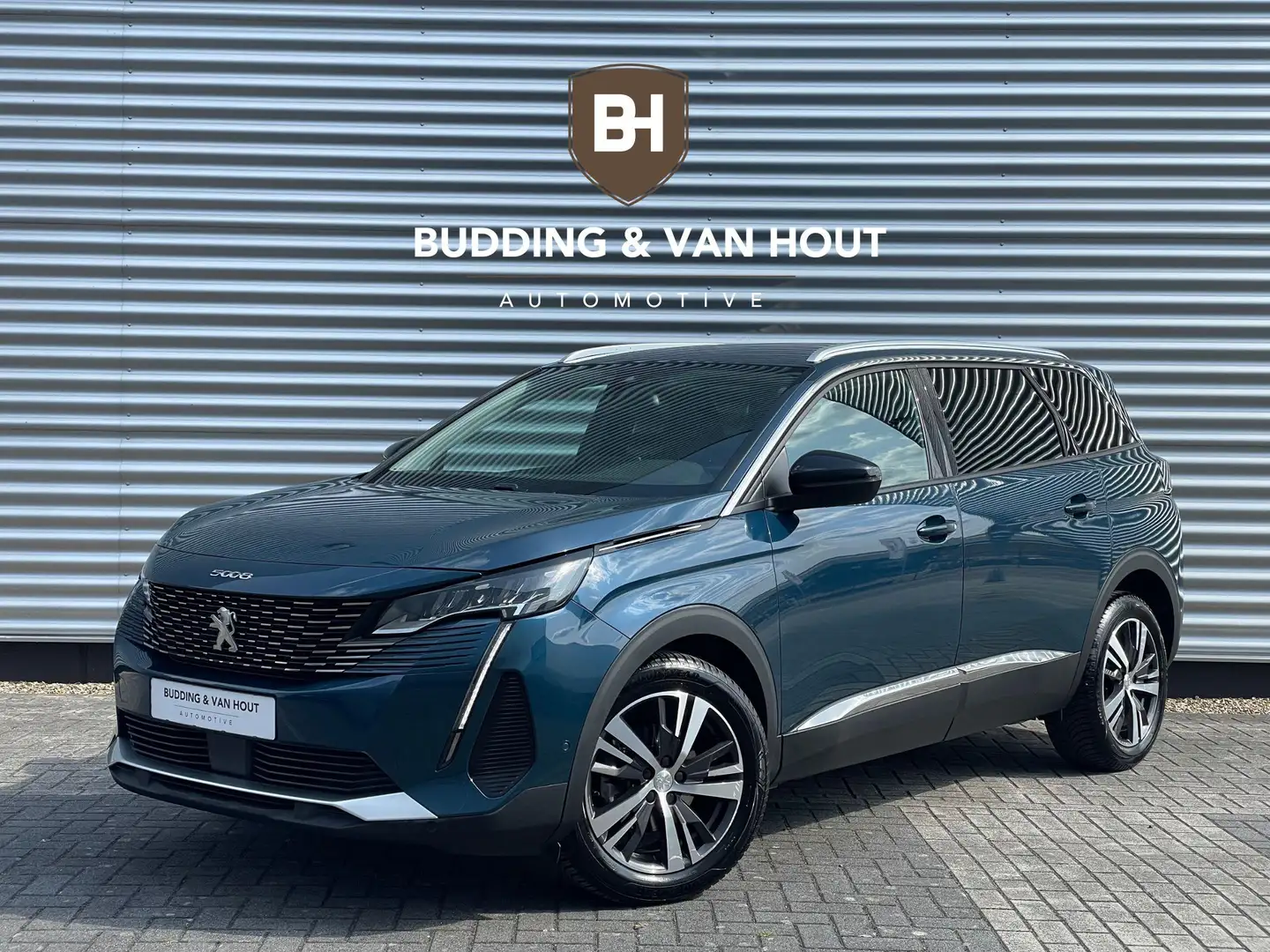 Peugeot 5008 1.2 Puretech Allure Aut 7-zits 360 Dodenhoek Cc Bleu - 1