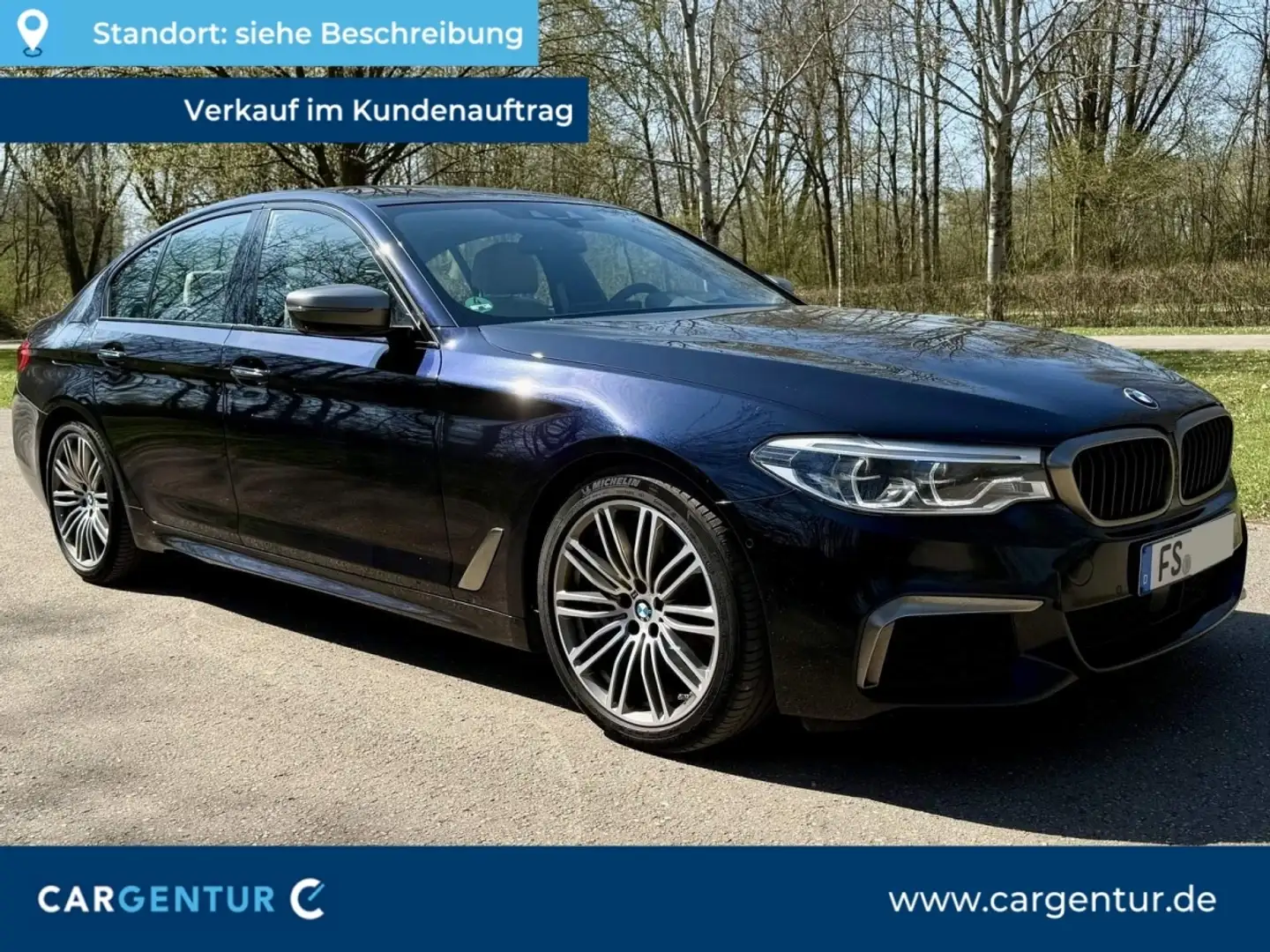 BMW M550 i xDrive Sitzbel. H-K StHz 360° Lane Navi Negru - 1
