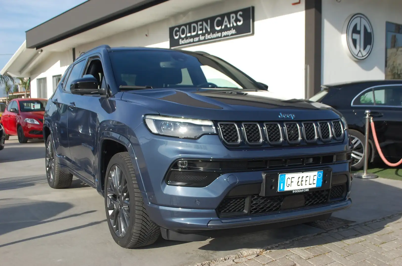 Jeep Compass 1.3 turbo 180CV t4 phev S 4xE AT6 Uff italy Pelle Bleu - 1