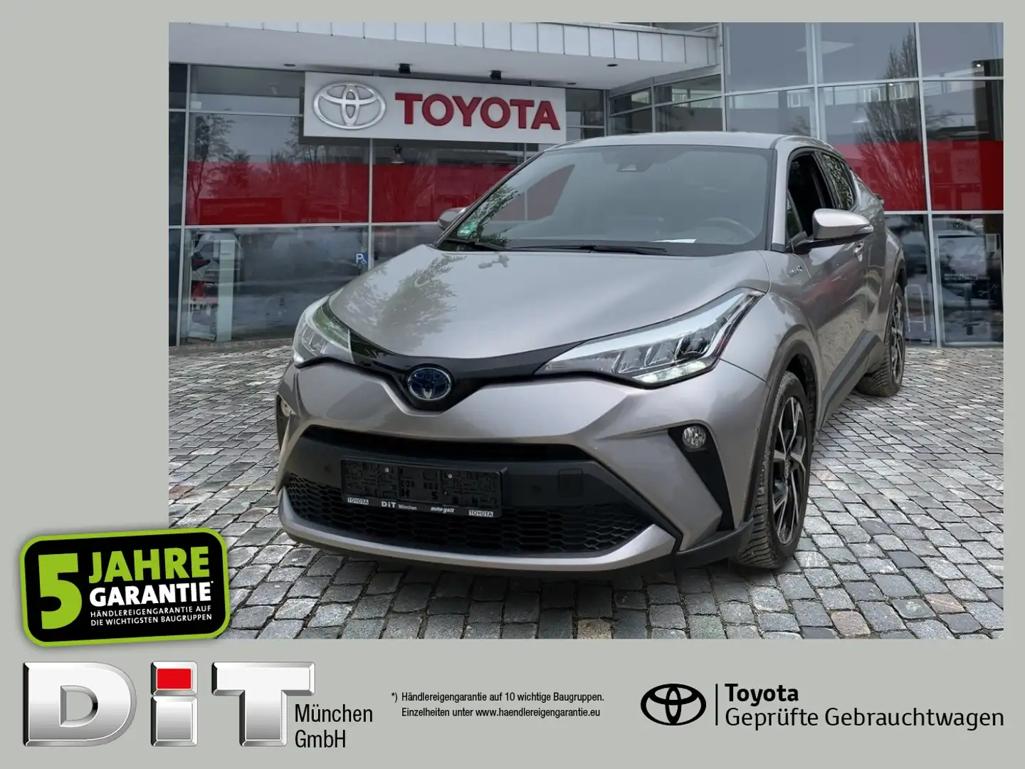 Toyota C-HR 2.0 Team Deutschland *schnell verfügbar* Grau - 1