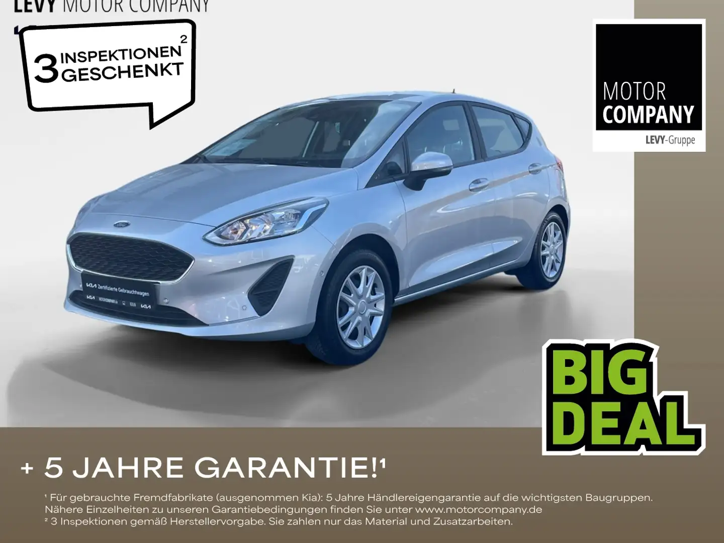 Ford Fiesta 1.1 Cool & Connect Navi PDC DynLi SpurH Silber - 1