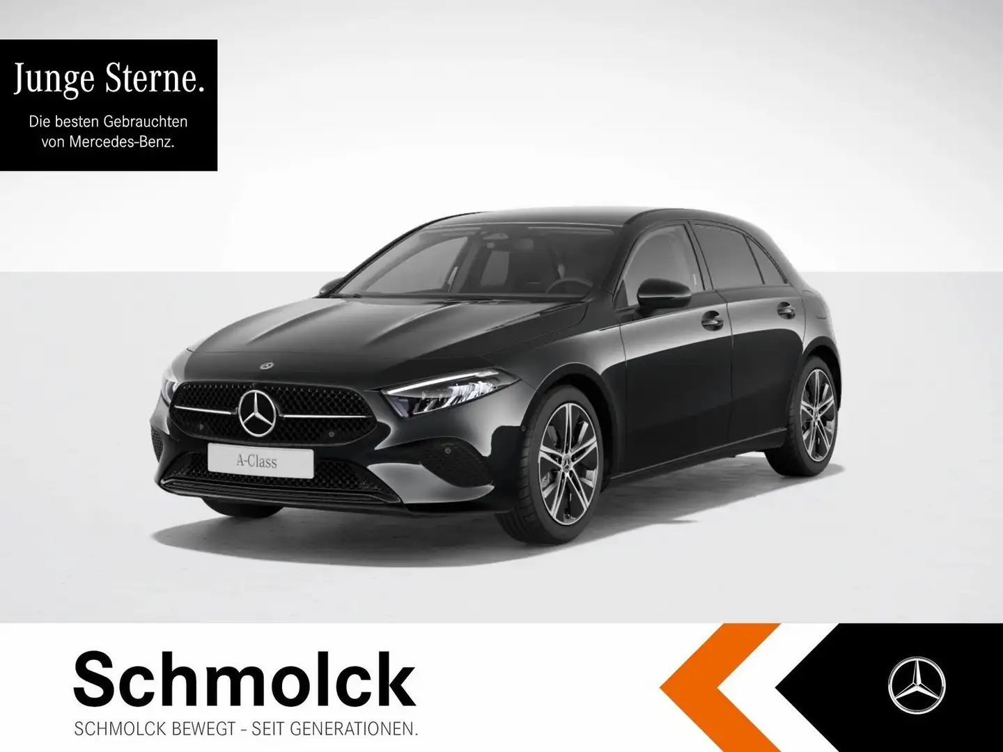 Mercedes-Benz A 200 PROGRESSIVE+7G+LED+MBUX+NGHT+CAM+SPUR+TOTW Noir - 1