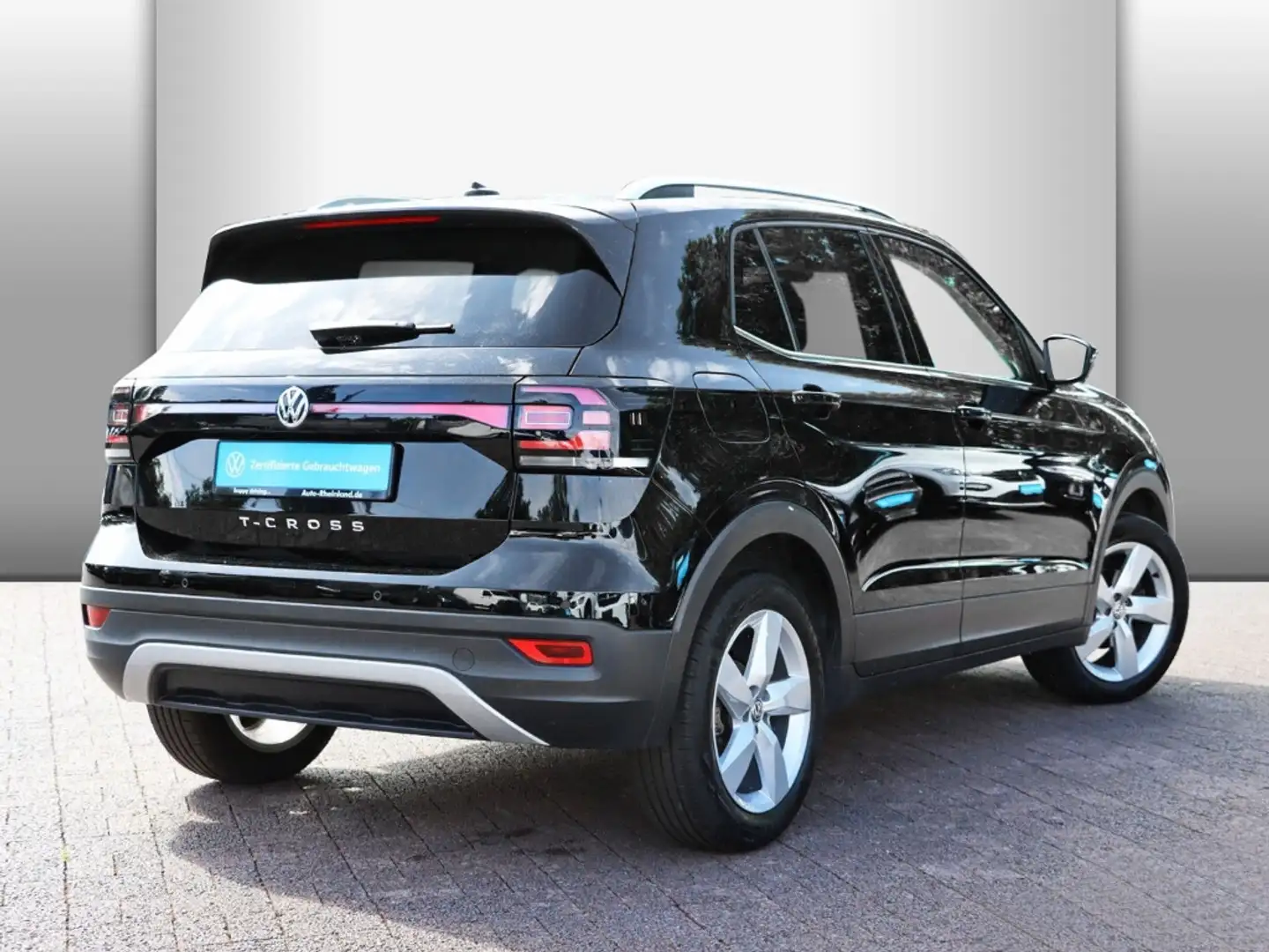 Volkswagen T-Cross Style 1.0 TSI OPF LED/NAVI/ACC/PDC/SITZHZ. Noir - 2