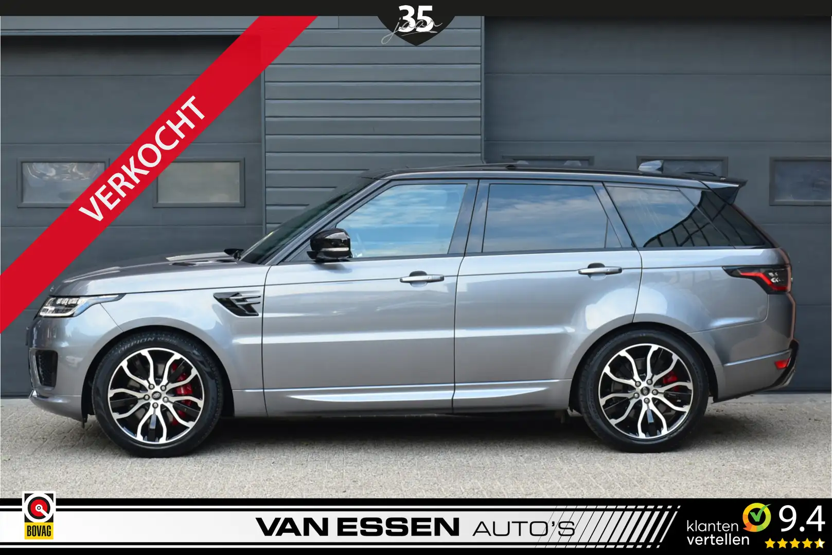 Land Rover Range Rover Sport P400e HSE Silver Pano Luchtvering Head-Up Meridian Grijs - 2
