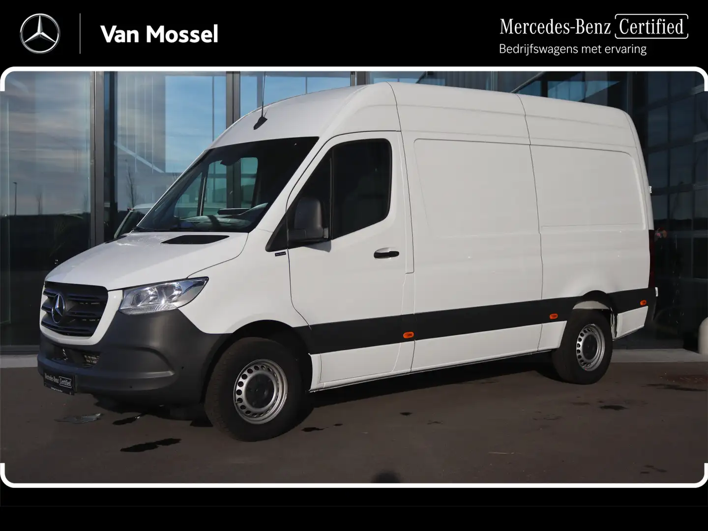 Mercedes-Benz Sprinter 317 CDI L2H2 Aut. | NAVI/AIRCO/CAMERA/3.500KG AHW/ Blanc - 1