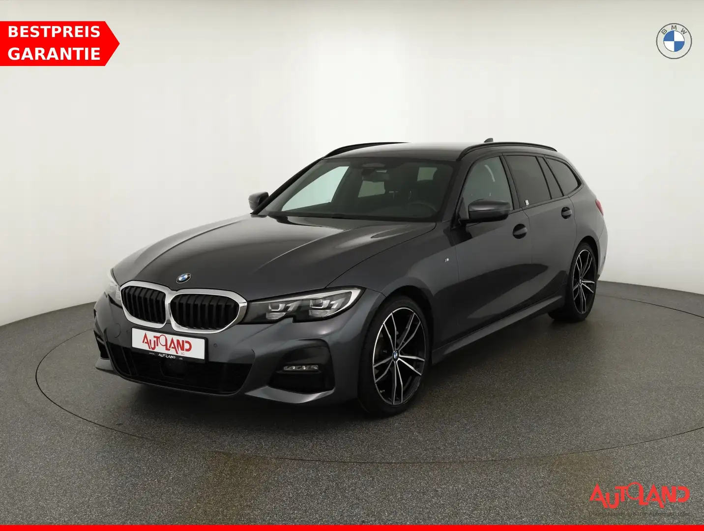 BMW 320 320d Touring xDrive M Sport LED Standheizung AHK Gris - 1