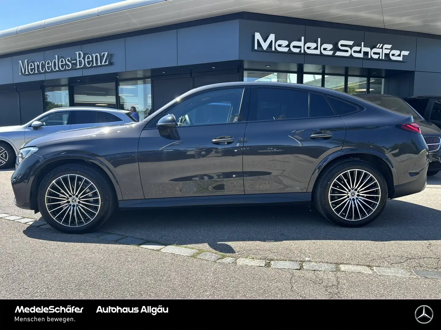 Mercedes-Benz GLC 220 GLC 220 d 4M Coupé AMG Night AHK LED Kam Totw Grigio - 2