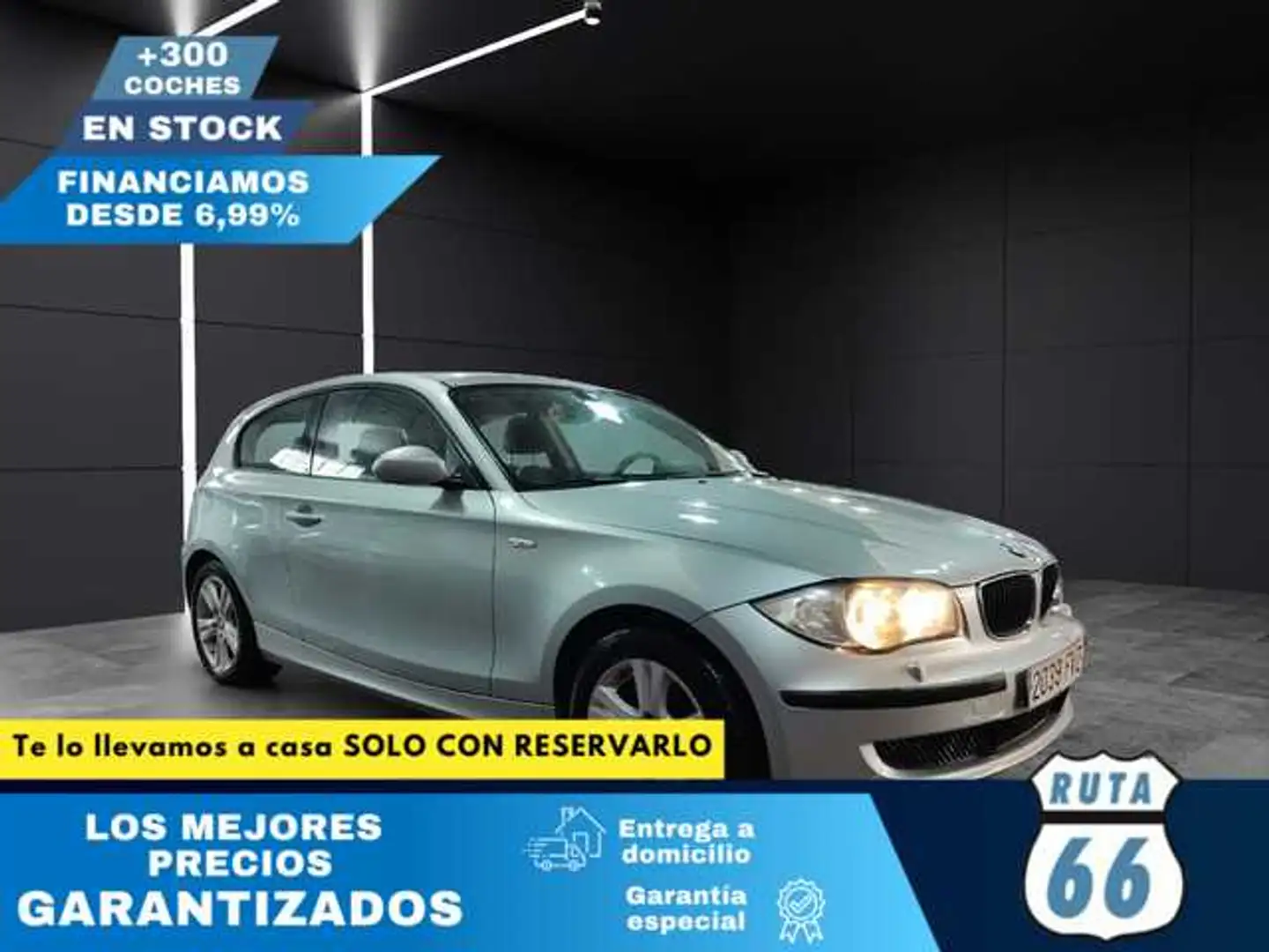 BMW 118 118d Argent - 1