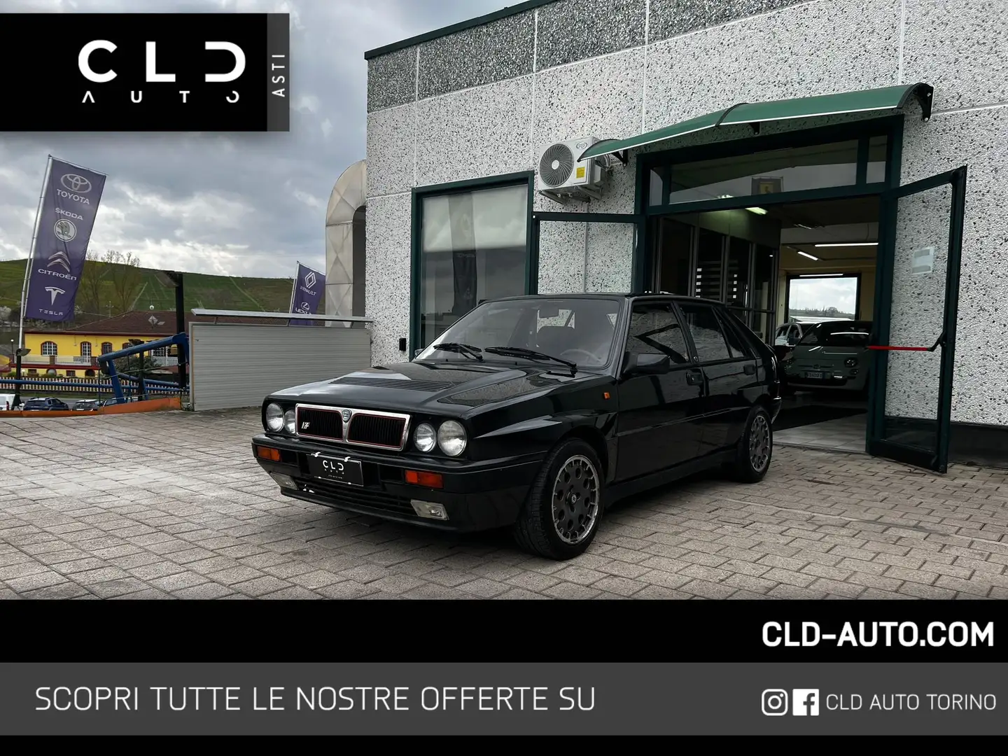 Lancia Delta 2.0i turbo 16v HF Integrale (targa TO) Grau - 1