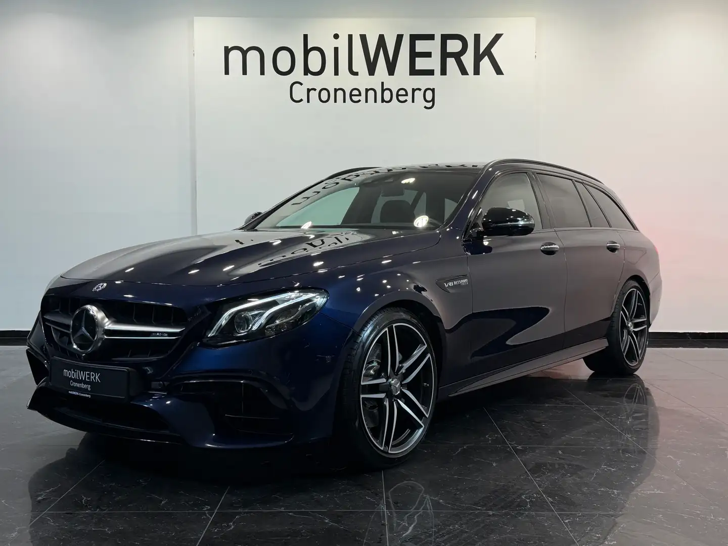 Mercedes-Benz E 63 AMG T PANO Standh. HUD Wide el.Sitze 360KAM Blau - 1