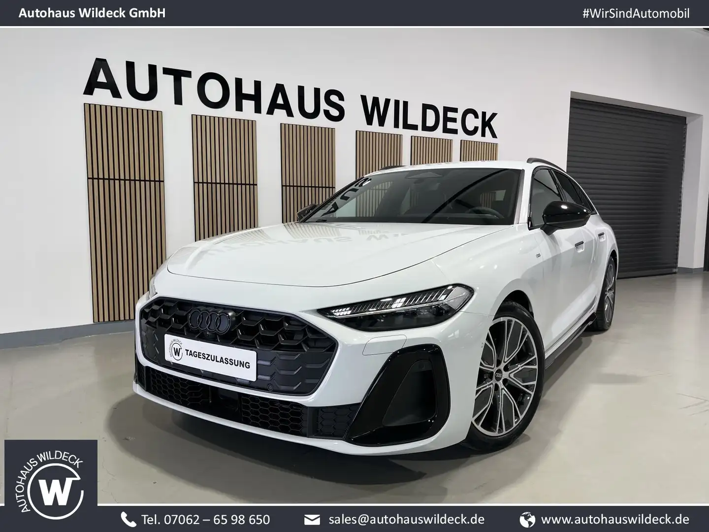Audi A5 A5 Avant TFSI S line S tronic Navi ACC Matr 360° Weiß - 1
