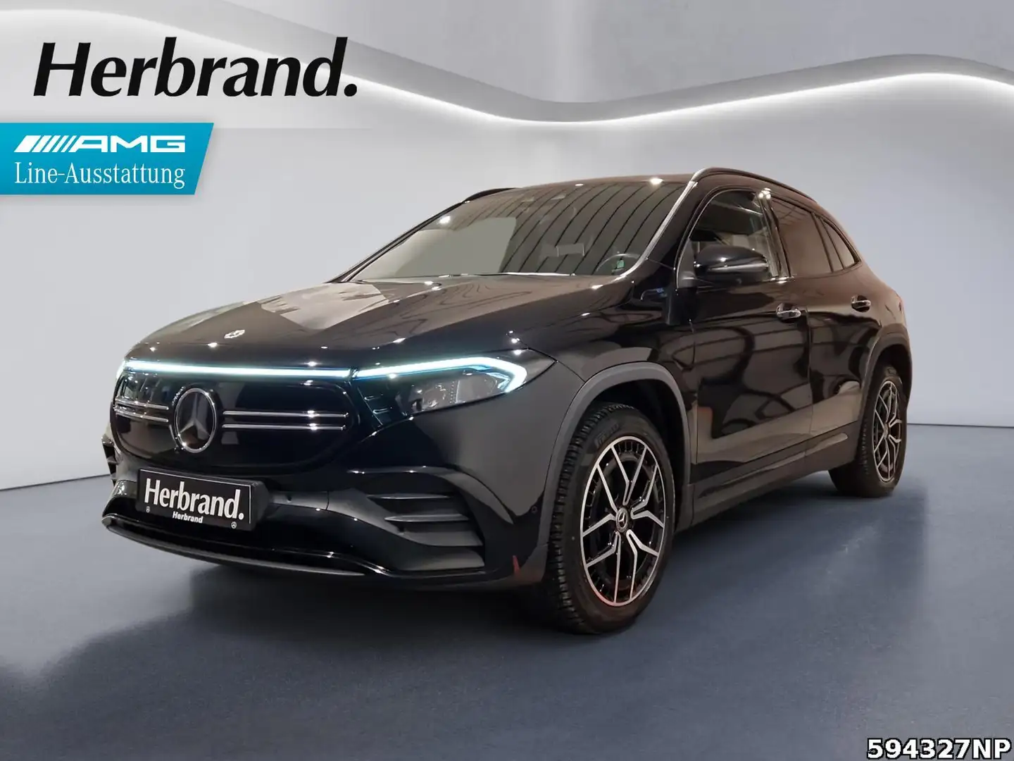 Mercedes-Benz EQA 250 AMG Night 360° DISTRONIC Ambiente 19"LM Schwarz - 1