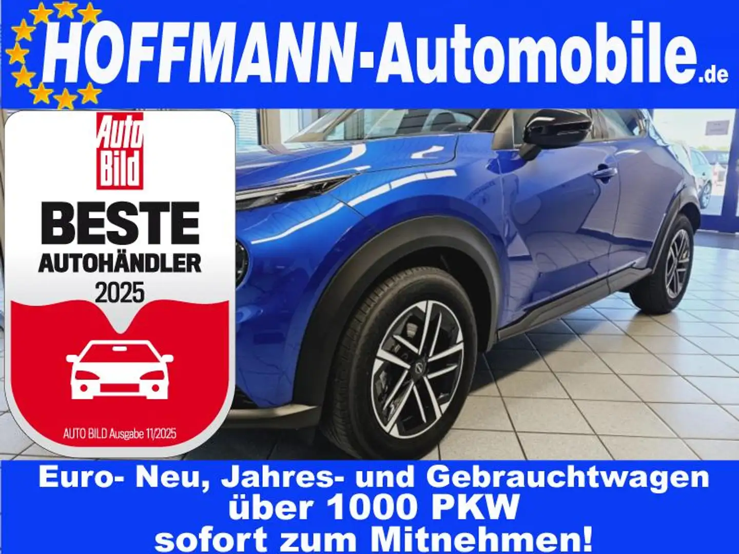 Nissan Juke N-Connecta Facelift,Climatr.,Sitzhzg.,Navi Modrá - 1