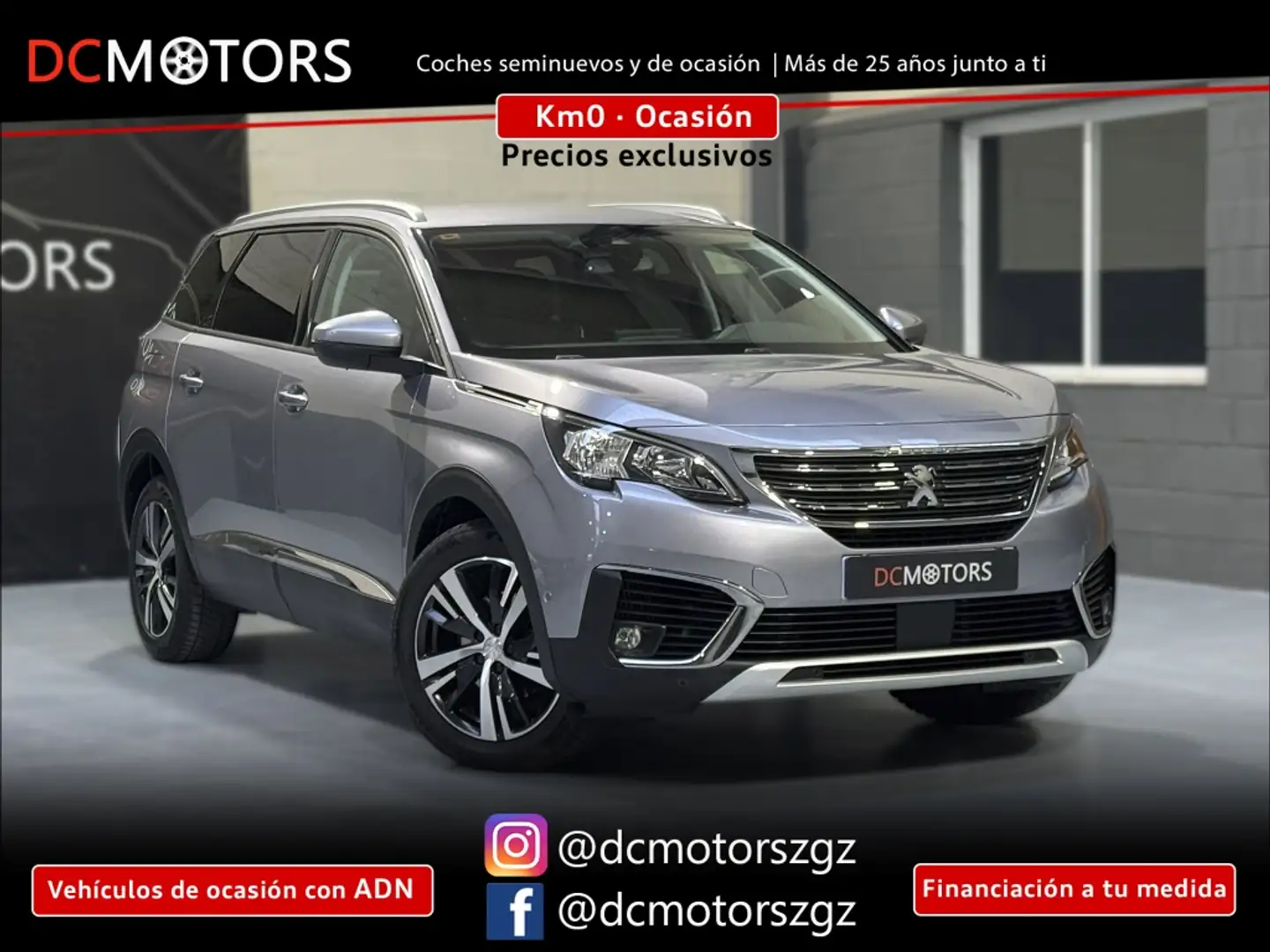 Peugeot 5008 1.2 PureTech S&S Allure 130 Gris - 1