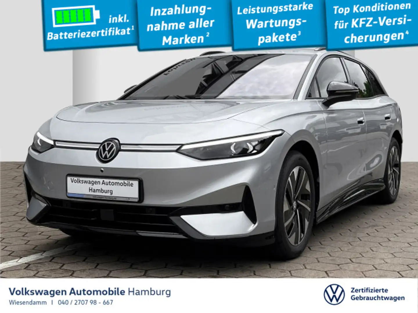 Volkswagen ID.7 Tourer Pro AHK Kamera Silber - 1