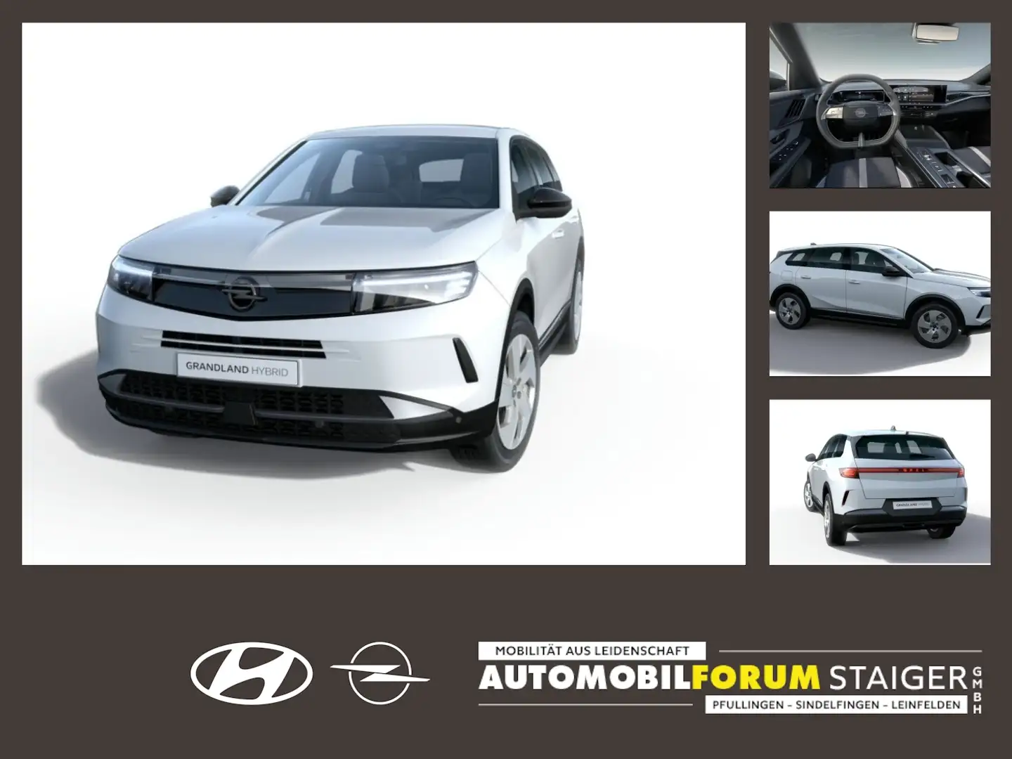 Opel Grandland Edition MHEV Weiß - 1