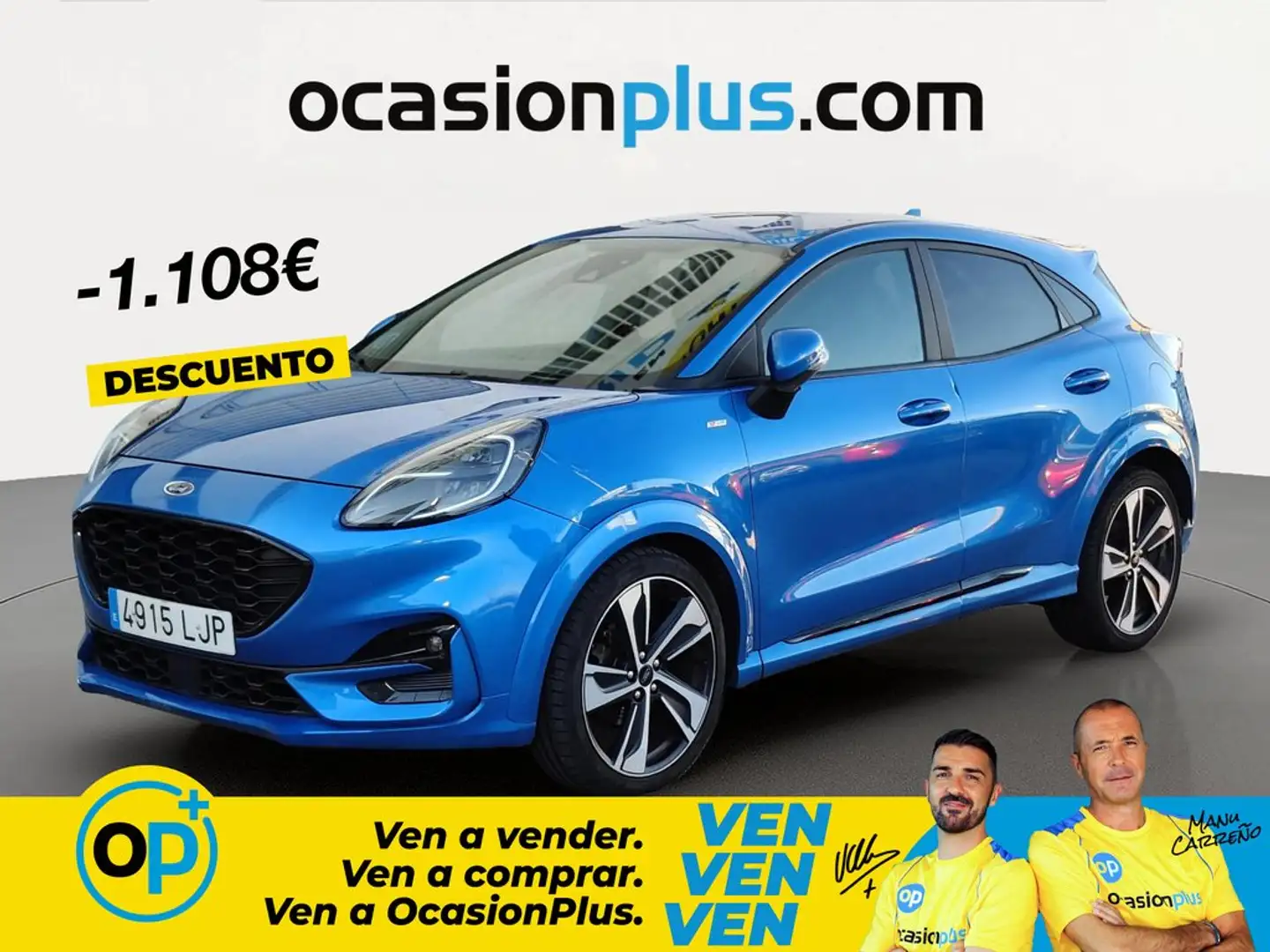 Ford Puma 1.0 EcoBoost MHEV ST-Line X 125 Azul - 1