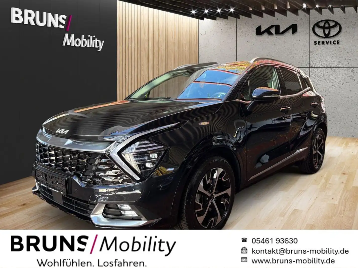 Kia Sportage 1.6 T-GDI DCT Spirit Drive-Wise 360 TWW AHK Noir - 1