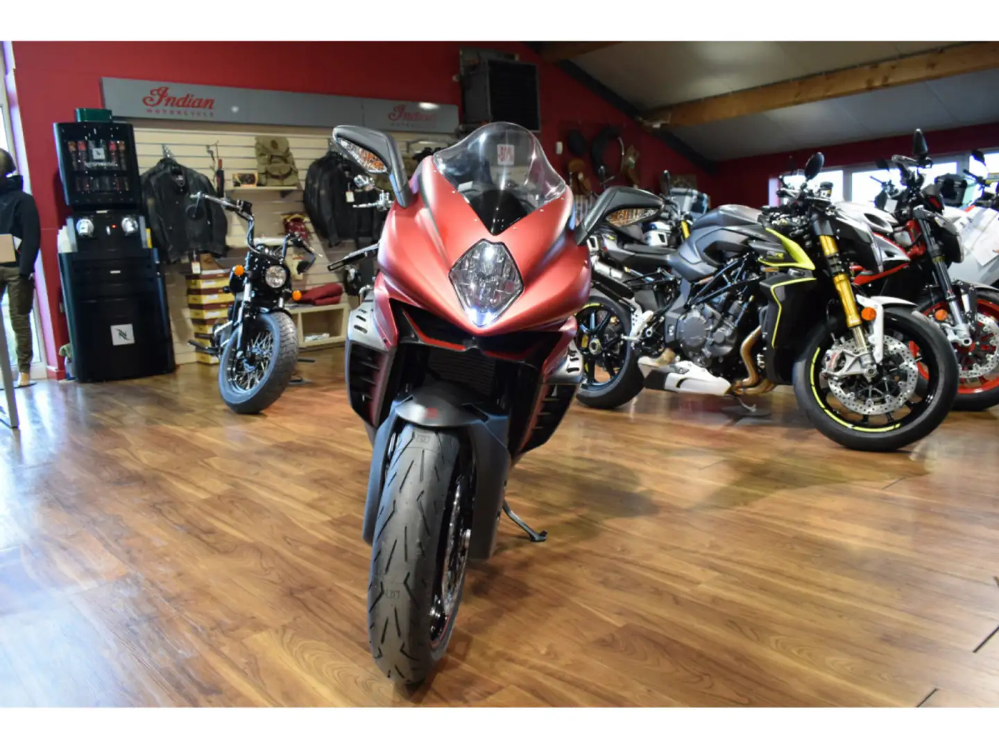 MV Agusta F3 800 RR Fire red matt  kit racing inclus. Rouge - 2