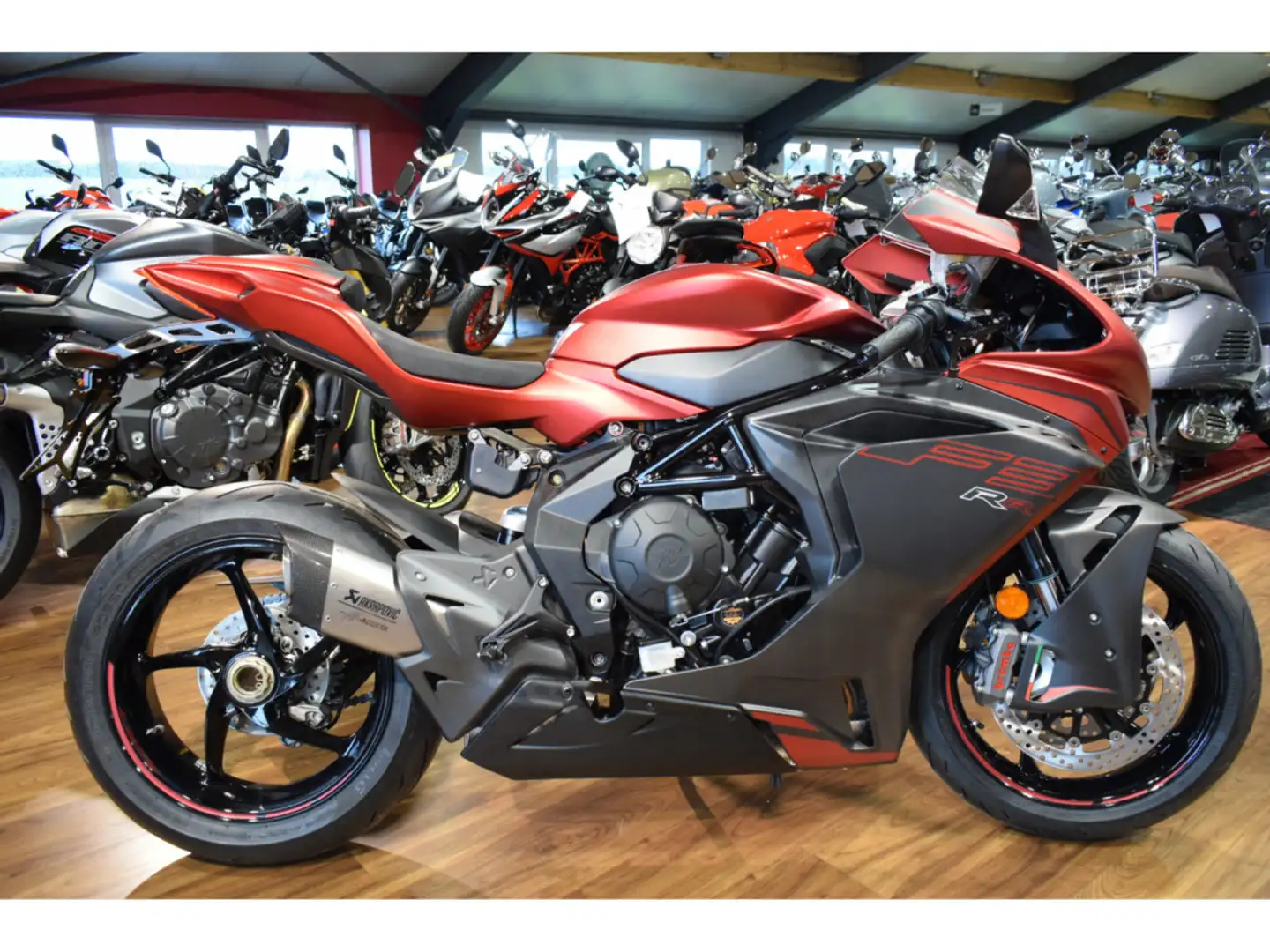 MV Agusta F3 800 RR Fire red matt  kit racing inclus. Rouge - 1