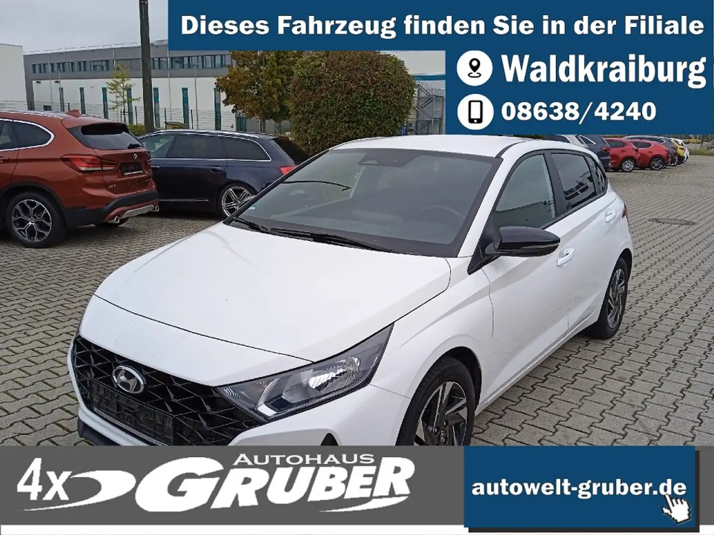 Hyundai i20 T-GDI Navi+Klimaautom+Kamera+BOSE+Lenkradheiz Blanc - 1