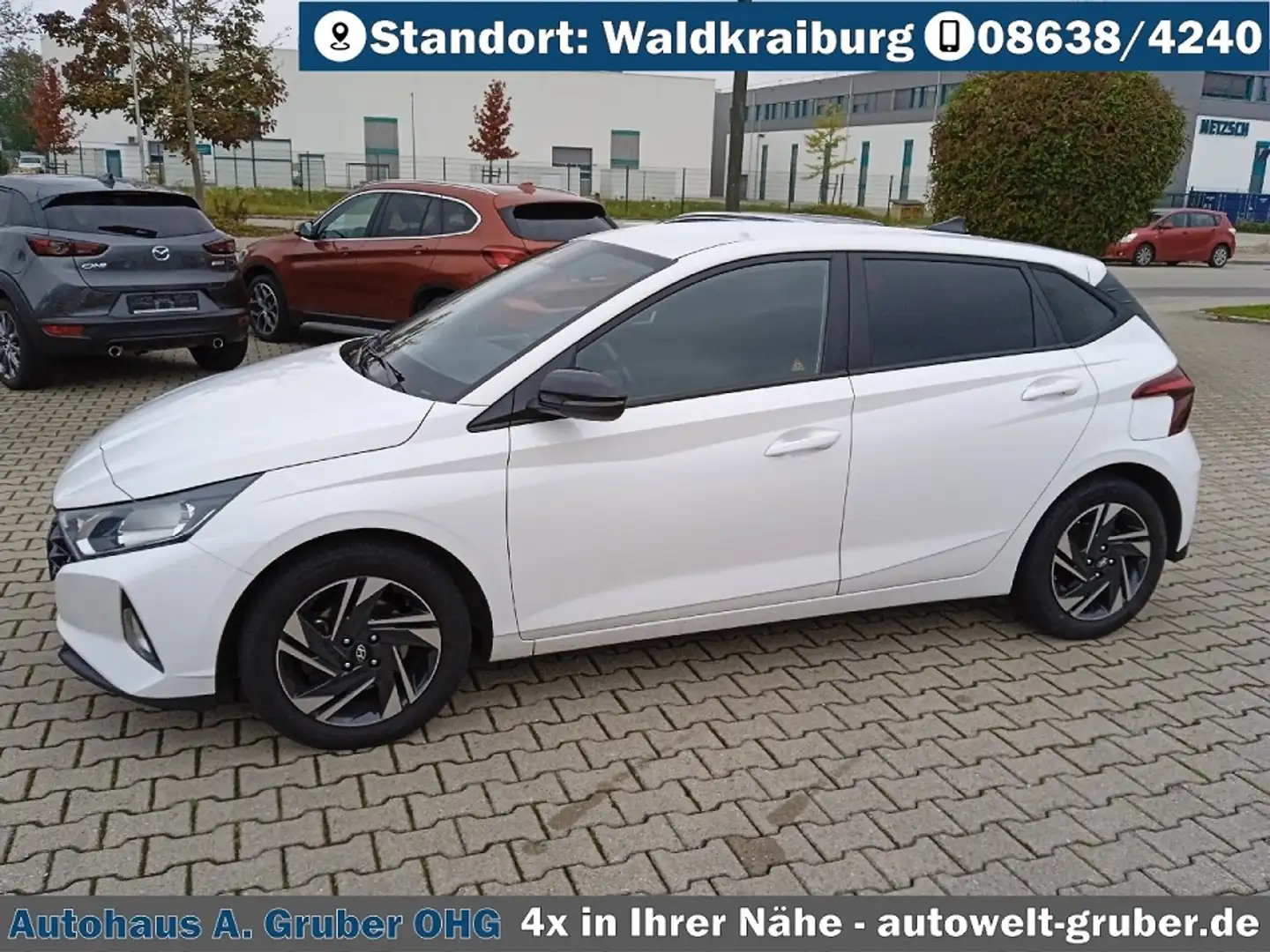 Hyundai i20 T-GDI Navi+Klimaautom+Kamera+BOSE+Lenkradheiz Blanc - 2