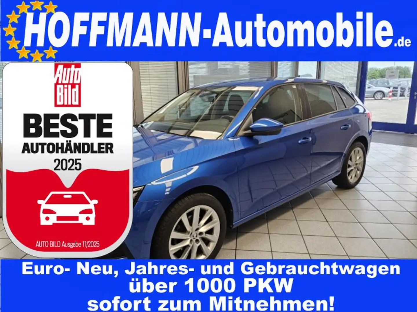 Skoda Scala Style Navi,PDC,Kamera,LED,Sitzheizung Kék - 1