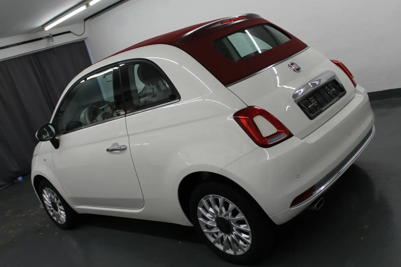 Fiat 500C 1.2 Lounge Dualogic Carplay+PDC+DAB! Weiß - 1