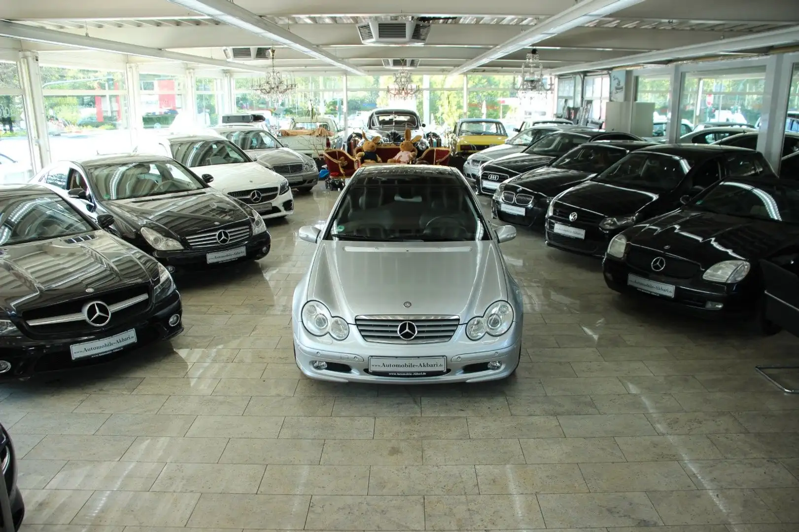 Mercedes-Benz C 200 Kompressor Sportcoupe Silber - 1