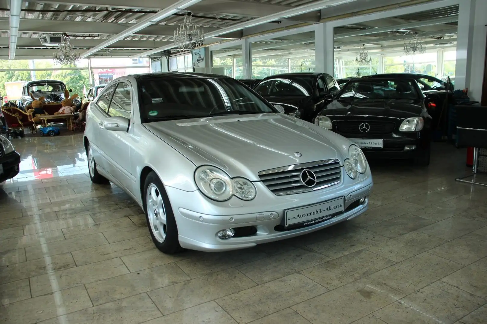 Mercedes-Benz C 200 Kompressor Sportcoupe Silber - 2