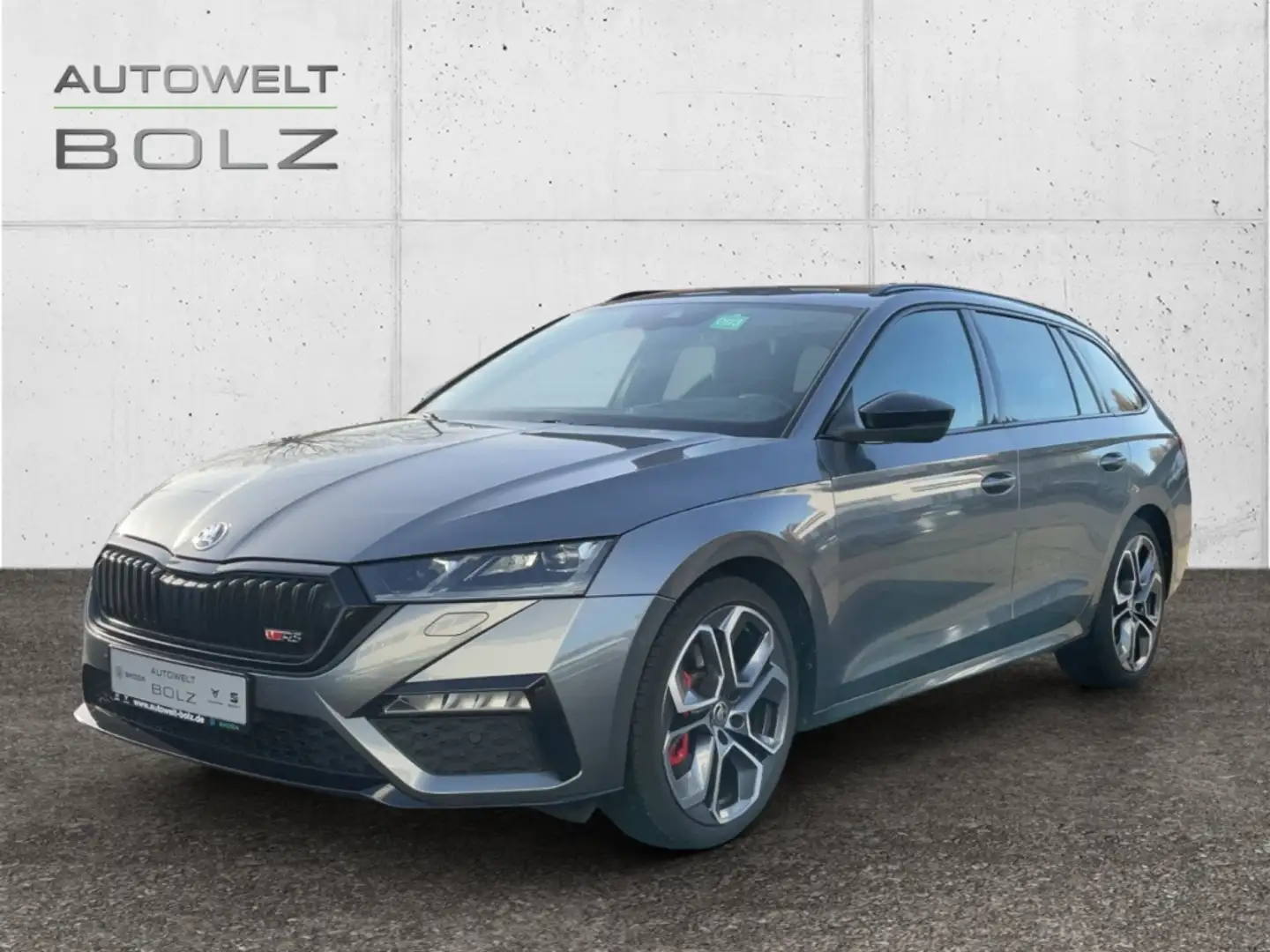 Skoda Octavia Combi RS Plus 2.0 TSI HUD Navi Kamera DigiCock Mem Grijs - 1