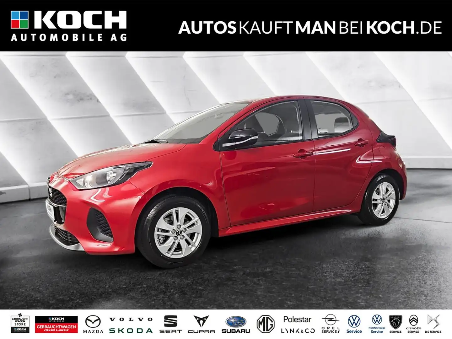 Mazda 2 Hybrid 1.5 116 CVT Centre SHZ RKAM HLA AHB Klima Rot - 1