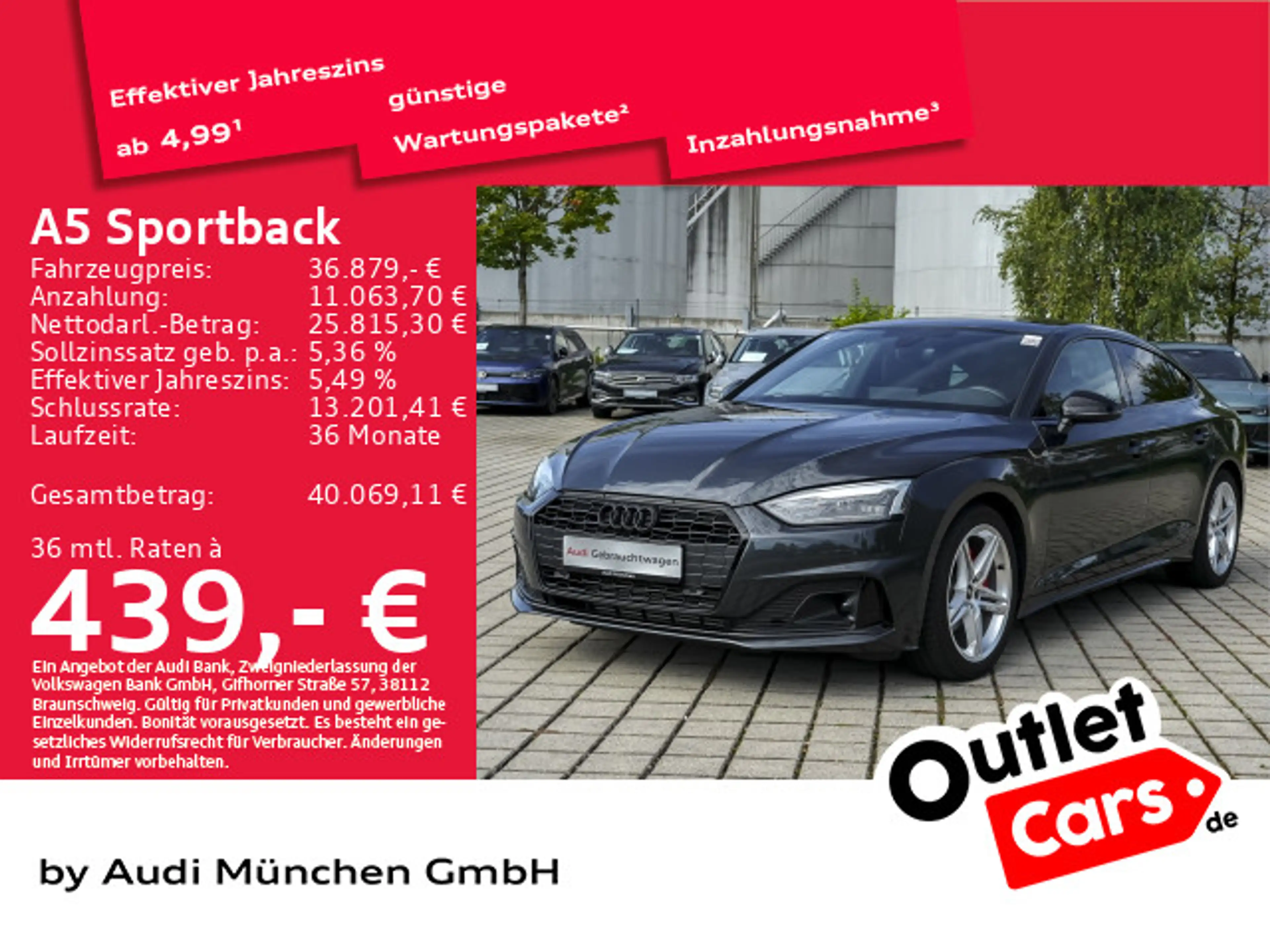 Audi A5 40 TFSI S tronic advanced Pano/AHK/