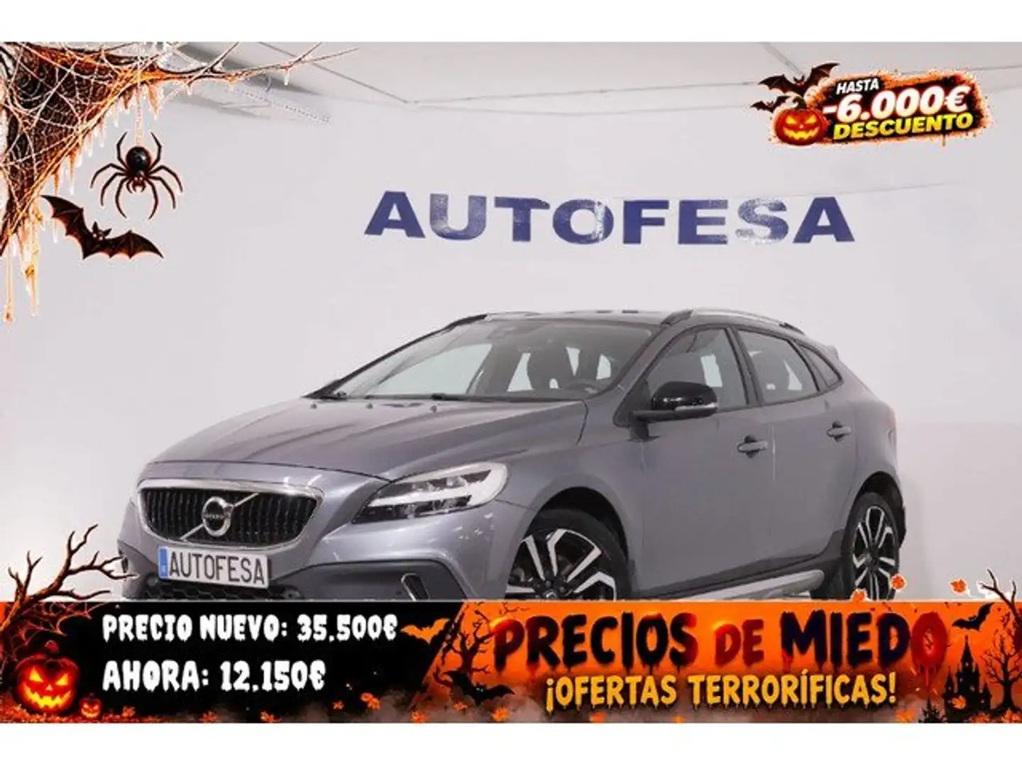 Volvo V40 Cross Country T3 Aut. Gris - 1