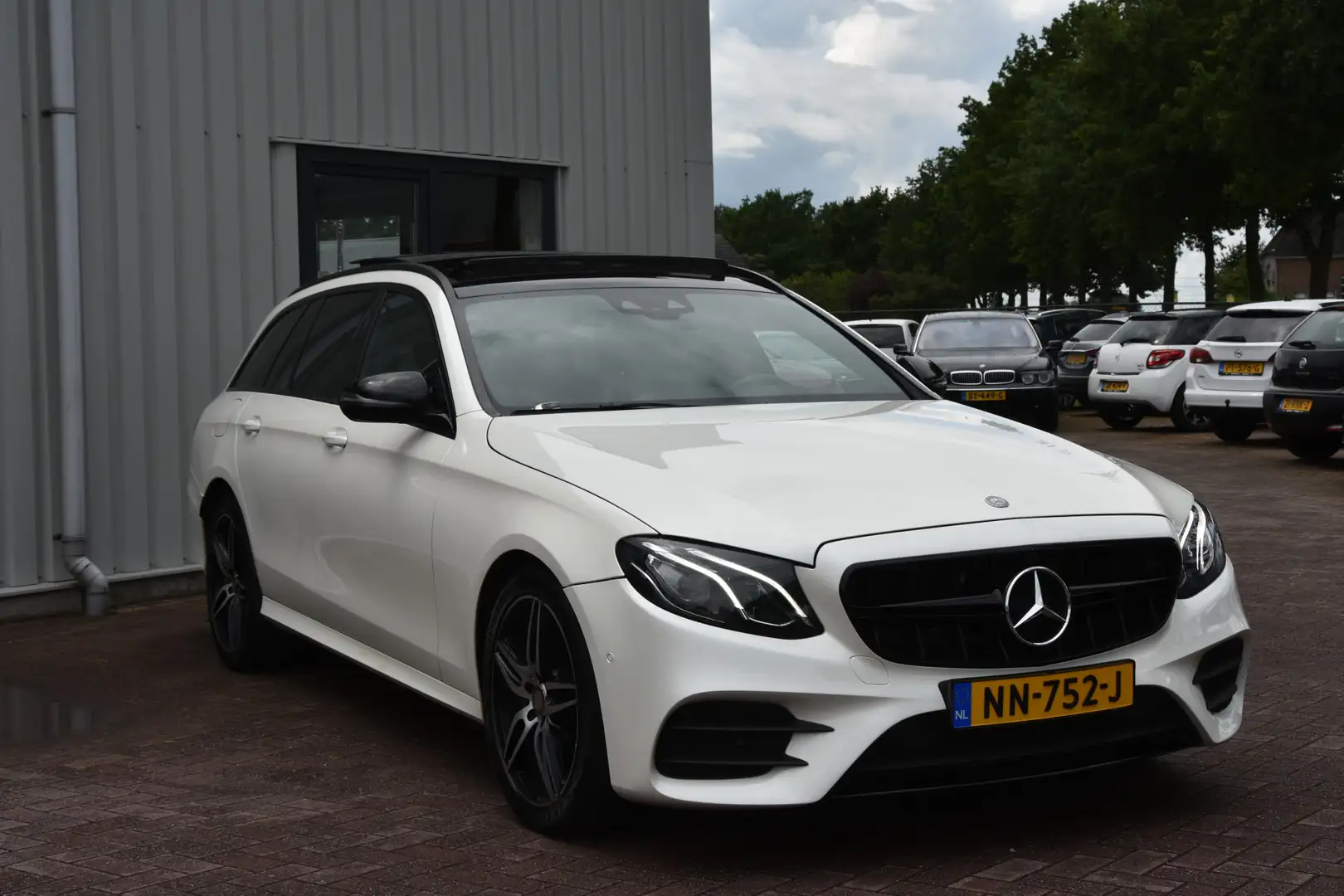 Mercedes-Benz E 220 Estate d Ambition AMG!! Alle opties. ORG NL!! 360g Wit - 2