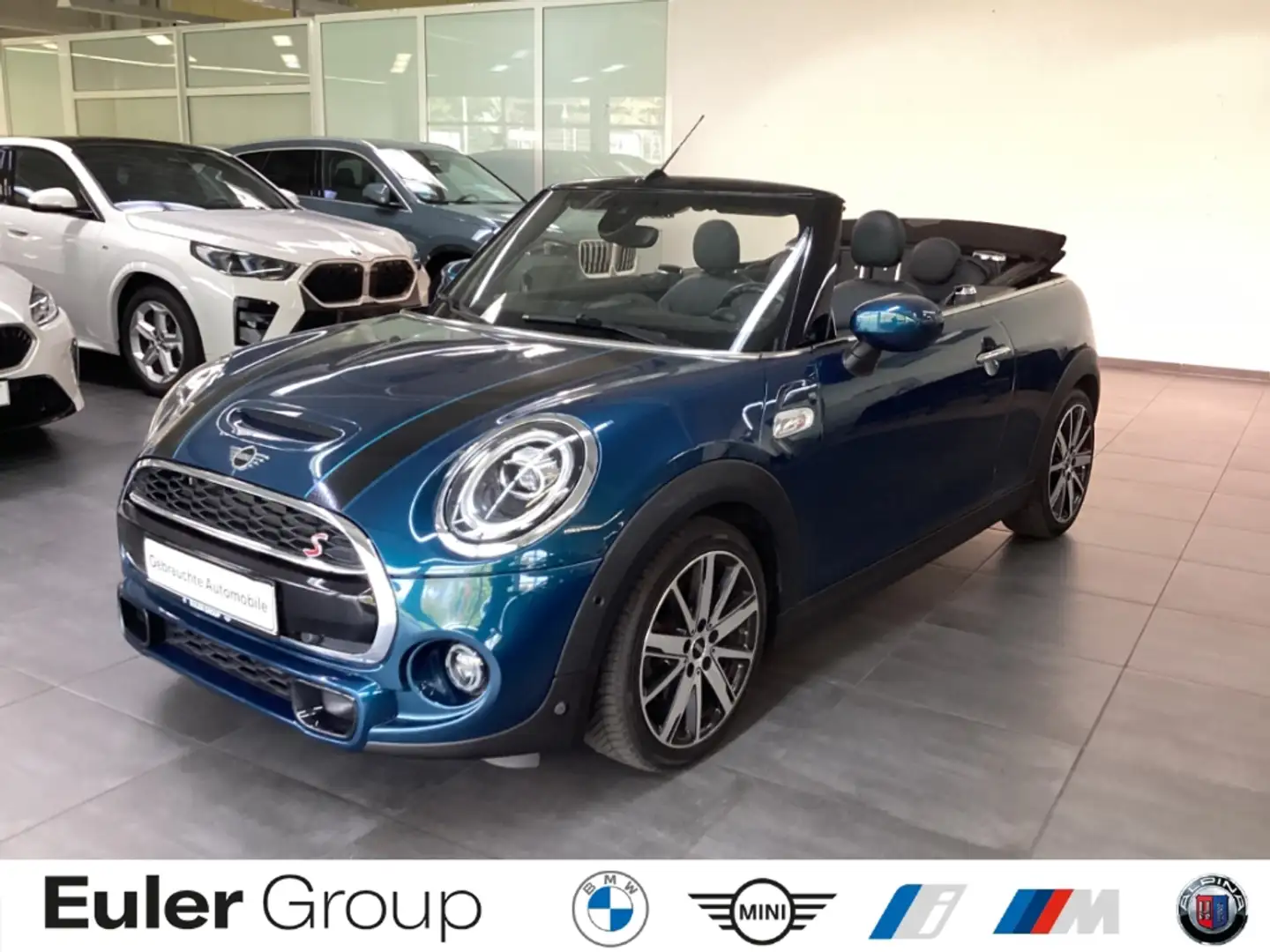 MINI Cooper S Cabrio A El. Verdeck Navi Leder HiFi DAB LED ACC Kamera K Bleu - 1