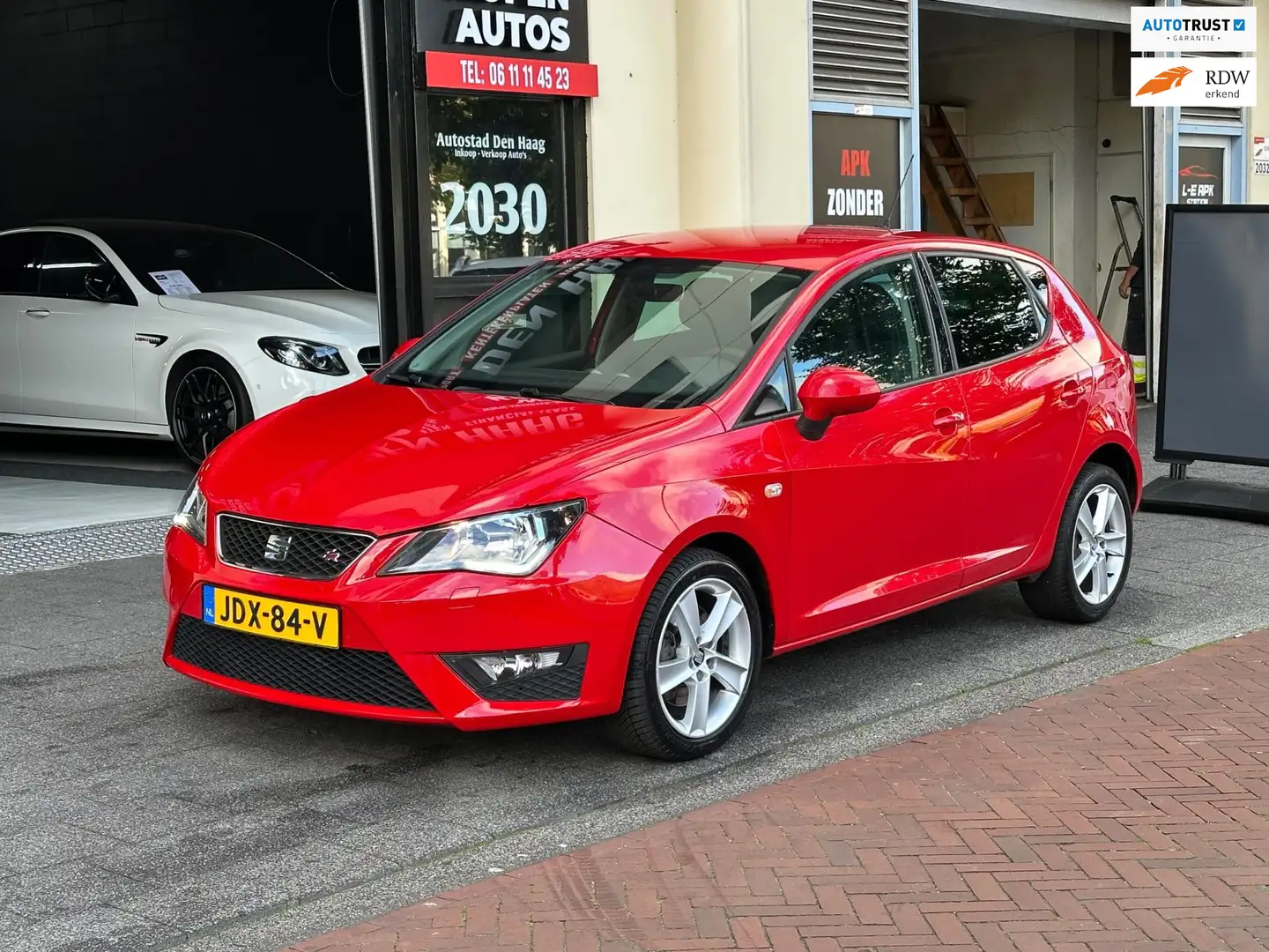 SEAT Ibiza 1.0 EcoTSI FR Connect Automaat Navi Clima Carplay Rood - 1