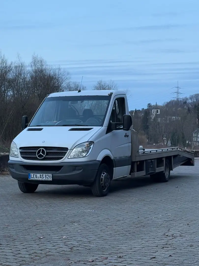 Mercedes-Benz Sprinter II Autotransporter VIDEO über 6 minute Wit - 1
