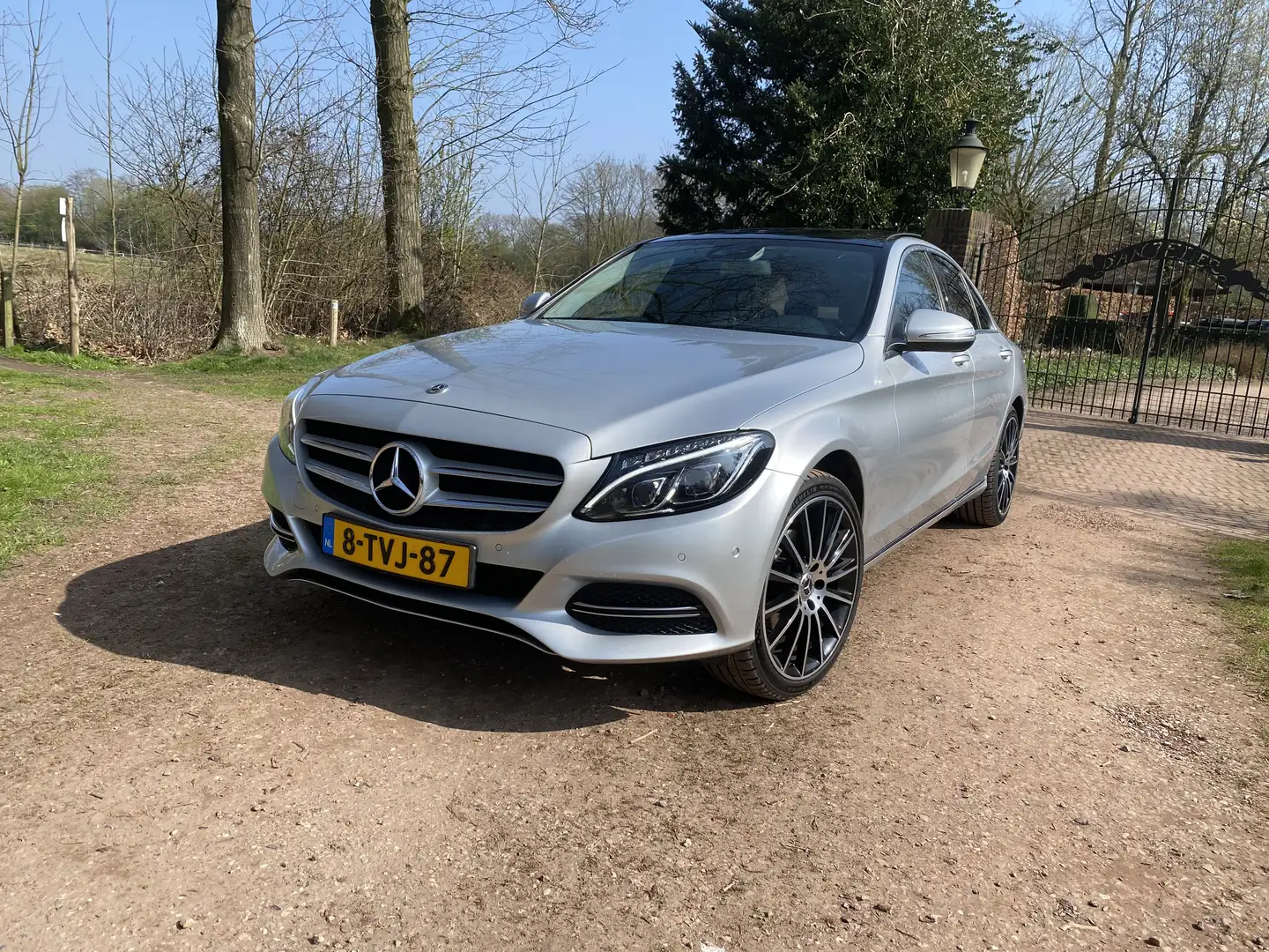 Mercedes-Benz C 200 Prestige Grijs - 1