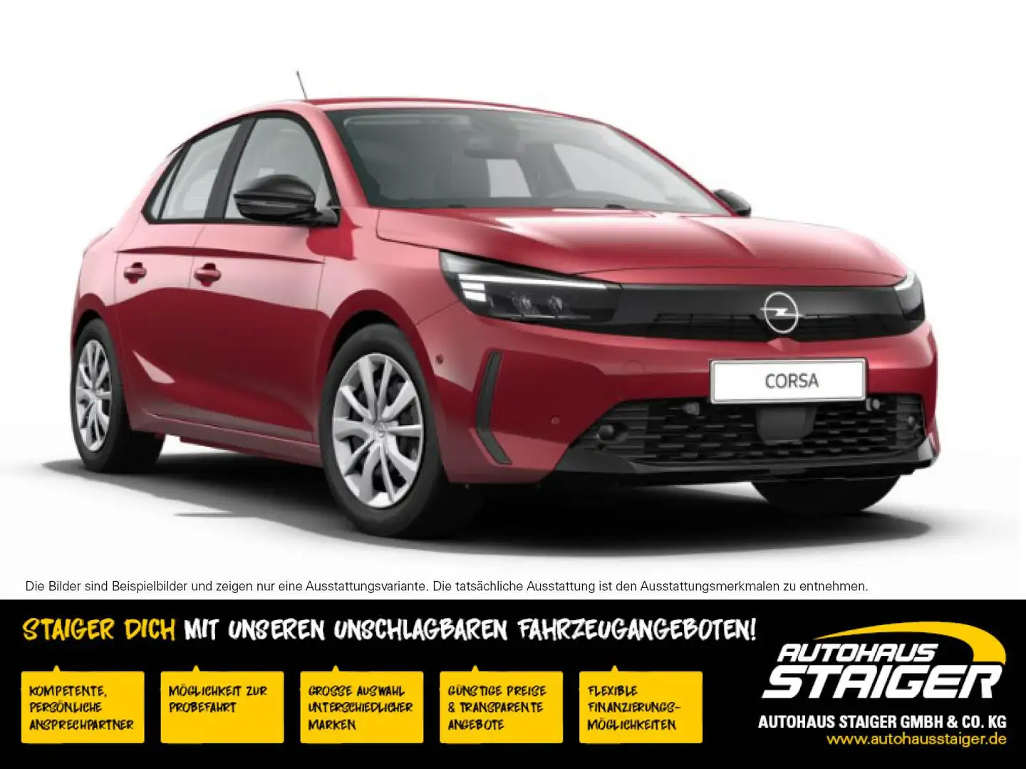 Opel Corsa Basis 1.2+Parkpilot+Sitzheizung+Kamera+ Rosso - 1