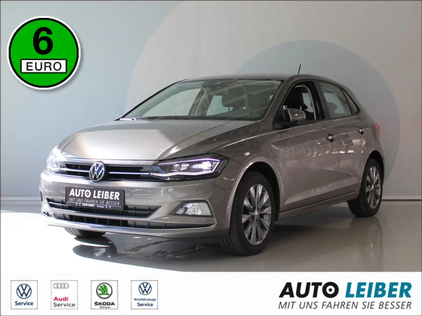 Volkswagen Polo 1.0 TSI OPF Highline ACC/Cam/Lane/Side Navi Grijs - 1
