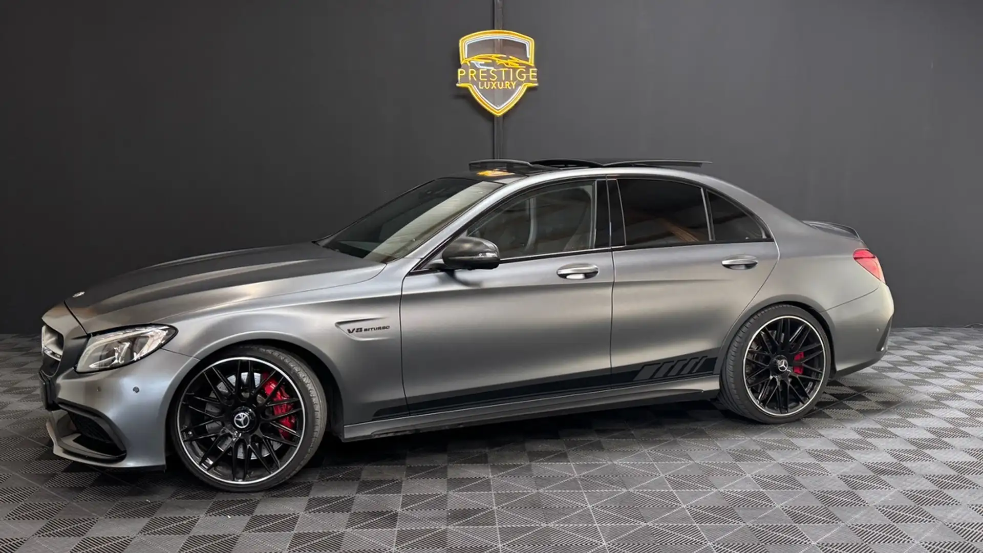 Mercedes-Benz C 63 AMG 63 AMG S V8 7G-SPEEDSHIFT Gri - 1