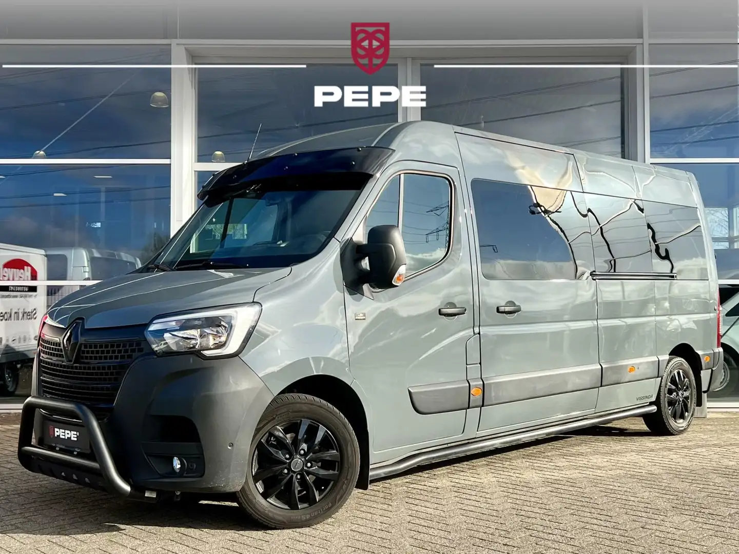 Renault Master bestel T35 2.3 dCi 180PK L3H2 DC 7-ZITS|CRUISE|NAV Gris - 1