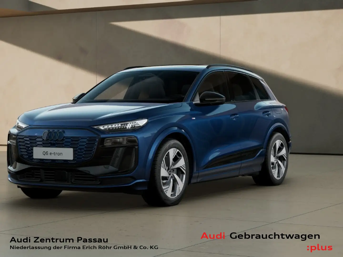 Audi Q6 e-tron e-tron quattro S line MATRIX PANO HEAD-UP Blau - 1