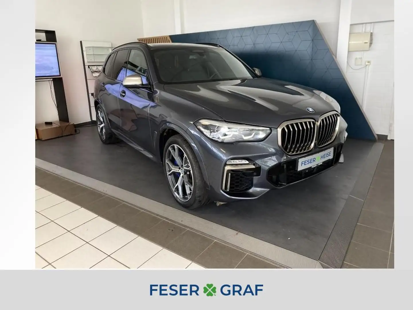 BMW X5 M d Luftfederung*LED*Leder*4xSHZ*Pano* Grau - 1