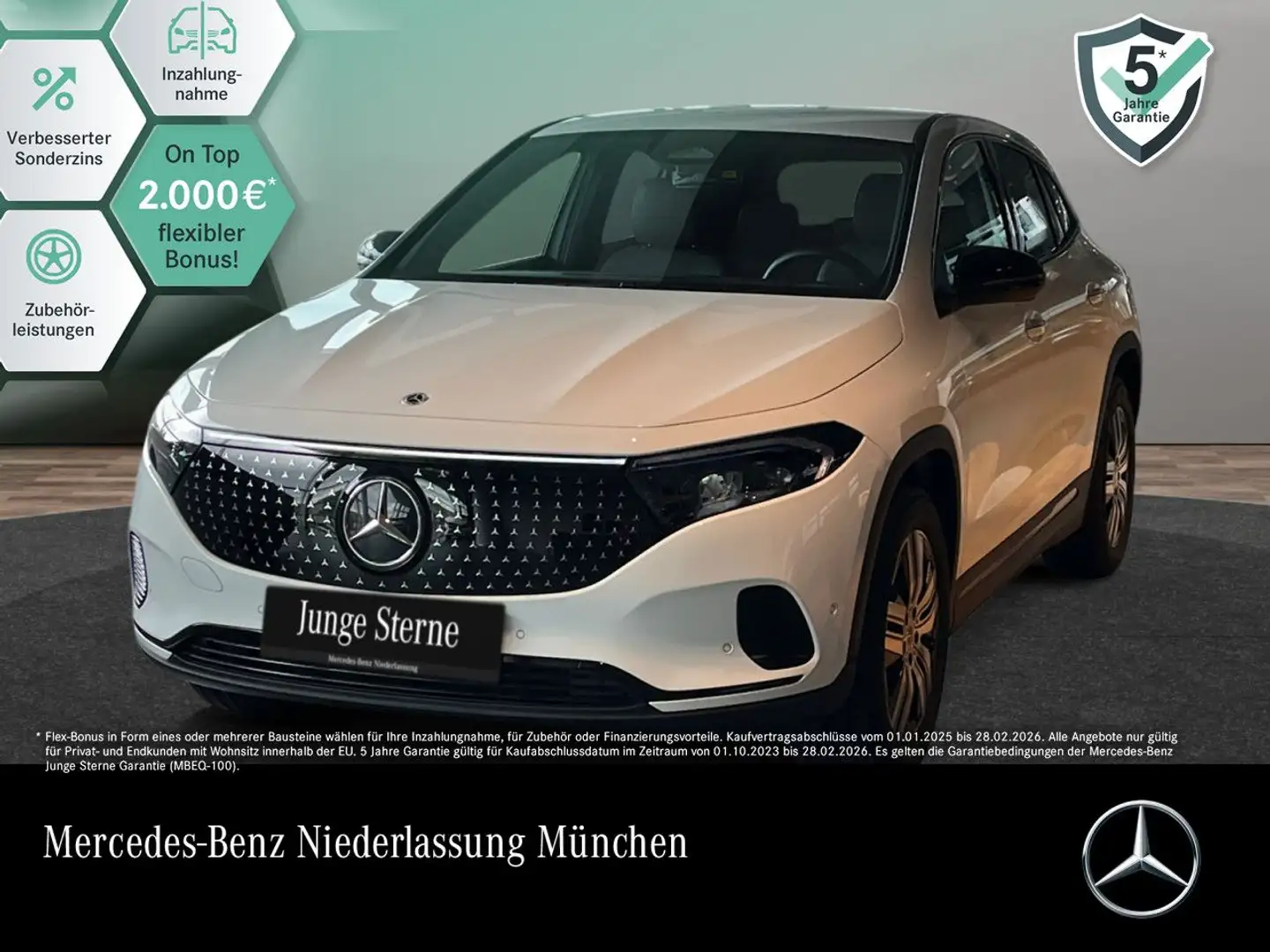 Mercedes-Benz EQA 350 4M ELECTRICART+NIGHT+PLUS-PAKET+KAMERA Weiß - 1